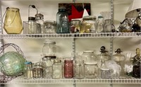 Mason-type Jars Milk Jugs Glassware