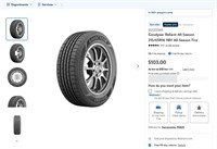 W4634  Goodyear Reliant All-Season 215/65R16 T.