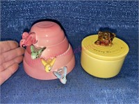 Cute Honey Bee jar & Bee hive measuring cups