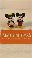 Ceramic Mickey & Minnie Figurines