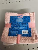 Campbell Ramsay 6pk. Washcloths- Pink