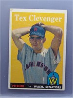 1958 Topps Tex Clevenger