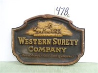 Western Surety Co. Burwood Sign (14x10)
