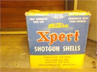 Antique shell box Western X-pert 16 ga. Full