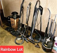 Large Rainbow Vacuum Cleaner Lot Untested