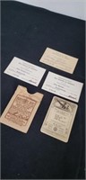 Vintage, boyscout certificates, 1930-1937