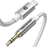 R2308  UNBREAKcable AUX Cord iPhone Lightning 4FT