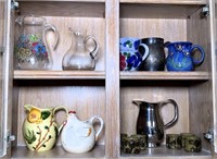Array of Pitchers in Assorted materials