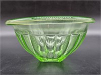 Vaseline Glass Bowl. 6 X 3"