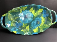 Opalhouse Melamine Floral Serving Tray w/Handles