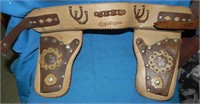 1950's Roy Rogers Horseshoe Leather Holster