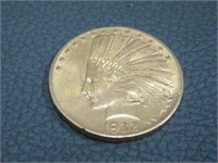 1932 Ten Dollar Indian Gold Piece AU Details