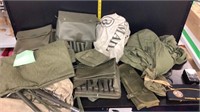 Military Items, Poncho / Shelter, bags and
