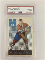 PSA Graded 1962 Parkhurst Hockey Card - Claude Pro