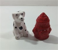Dalmatian and Fire Hydrant Salt and Pepper
