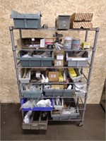 Seville Wire rack rolling shelving unit with