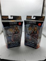 2 marvel mighty Thor figures