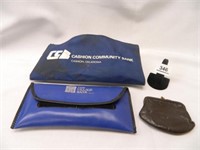 Leather Coin Purse; 2-Bank Bags; Cashion &