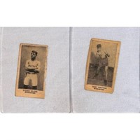 (2) Vintage Boxing Strip Cards