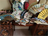 Old decorative fans