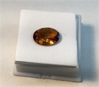 4.00ct Min 14x10mm Oval Maieira Citrine