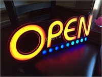 Illuminated Open Sign