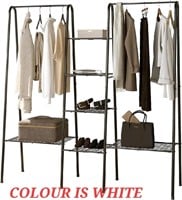Clothes Rack with 6-Tier Shelves, Freestanding,  6