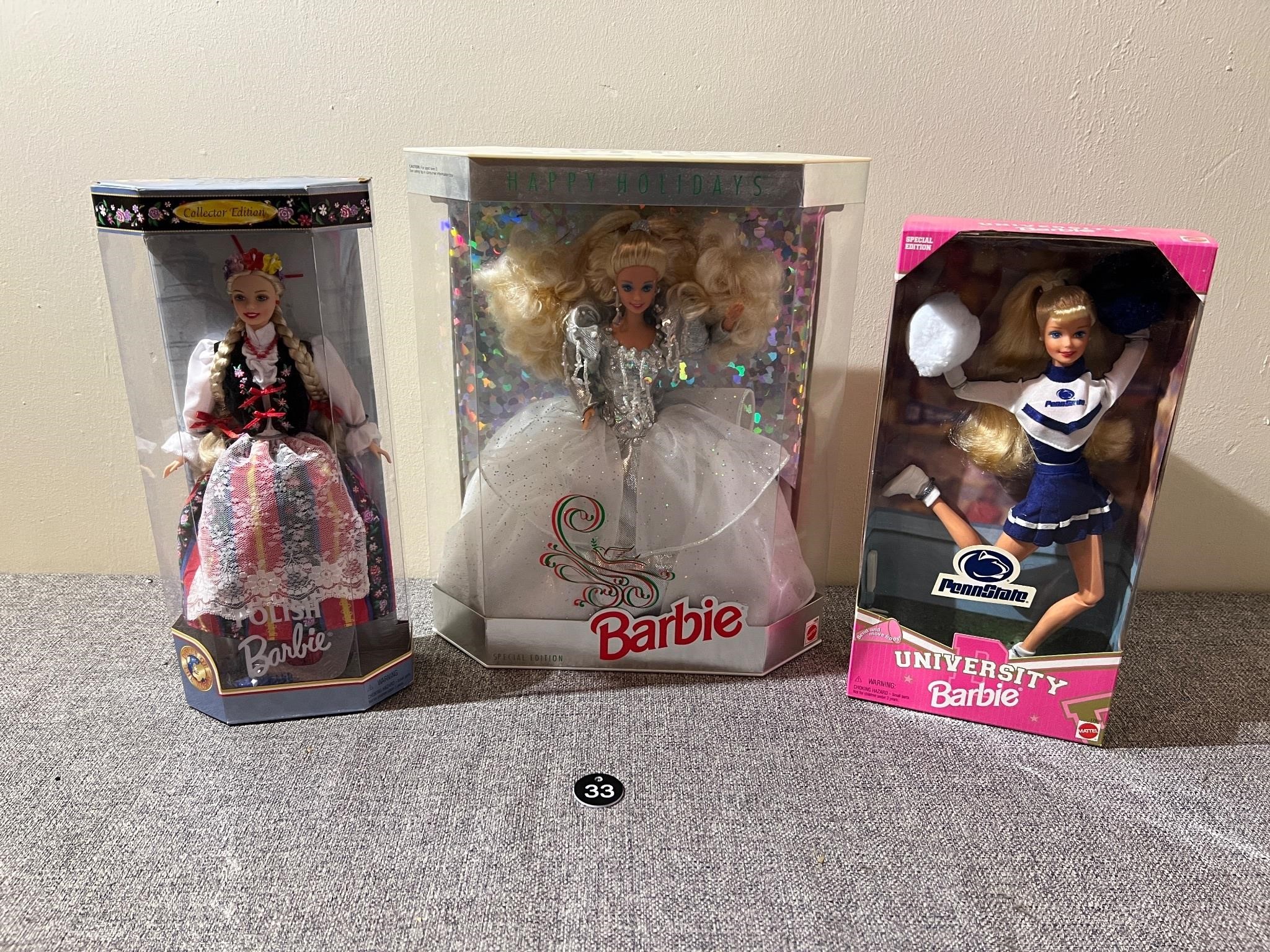 Barbie Dolls in Sealed Packaging