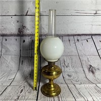 Aladdin Brass Oil Lamp with Globe