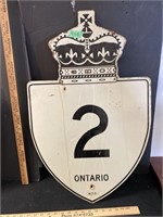 The King’s Highway sign-18 x29” tall