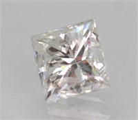 Certified .90 Ct Princess Cut Loose Diamond