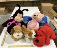 Lot of stuffed animals w/ 2 battery operated dogs