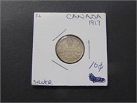 1917 Canadian 10 Cent Coin