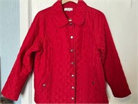 Red  Women's XL Quilted Jacket