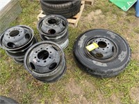 Trailer Rims & Spare Tire