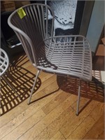 GREY PLASTIC CHAIRS 17" HIGH