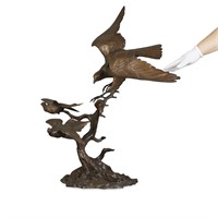 Clark Bronson "Narrow Escape" Bronze Sculpture