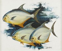 Fred Sweney Pompano Oil Painting