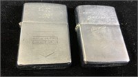 2 Viet Nam 1967-8 Zippo Lighters