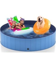 $60 Heeyoo Foldable Dog Pool for Large Dogs