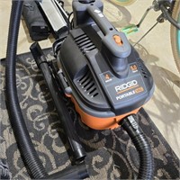 NEW-ish Ridgid Portable Shop Vac W Attachments