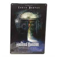 Haunted Mansion (w/ actors) Movie poster tin,