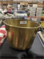 Brass Bucket, Decorative Basket.