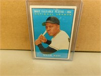1961 Topps Willie Mays #482 MVP Baseball Card