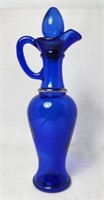 AVON Cobalt Blue Carafe Decanter w/Stopper Bottle