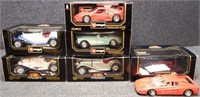 (6) Burago Die-Cast Cars - Alfa Romeo & More