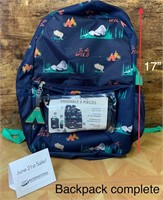 5 pc Backpack Ensemble