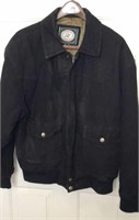 Cougar International Leather Black Coat M Men's