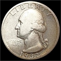 1932-S Washington Silver Quarter LIGHTLY