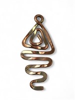 Handmade Copper Geo-Shape Pendant